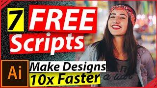 7 Free Illustrator Scripts | Speed Up Your Design Works Up To 10 Times Faster | Quick Way To Design