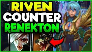 HOW RIVEN TOP EASILY COUNTERS RENEKTON (GUIDE) - RIVEN TOP GAMEPLAY! (Season 11 Riven Guide)