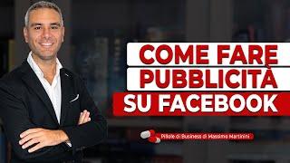 Come fare pubblicità SU FACEBOOK