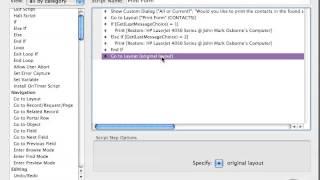 FileMaker Tutorial - 130 - Printing a Layout