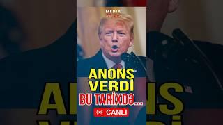 Tramp anons verdi - Bu tarixdə... - Media Turk TV #mediaturk #trend #shortvideo