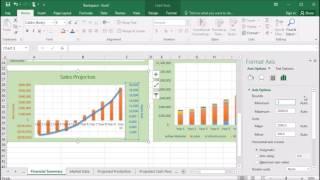 428   How to modify secondary axis scale in Excel 2016