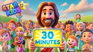 30 Minutes of Christian Bible Songs for Kids | Fun & Educational Worship Music!