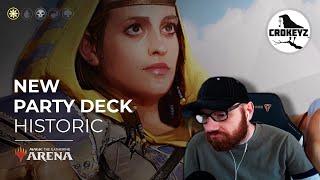 New PARTY DECK! Can we Break Historic? | CROKEYZ MTG Arena