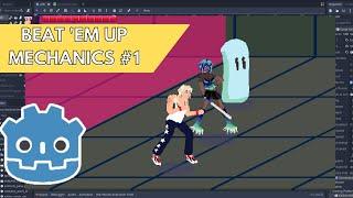 Two ways to do 2.5D collisions for a beat 'em up game | Beat Em' Up Mechanics #1