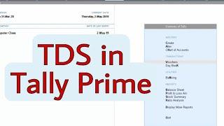 TDS in Tally Prime | Auto Calculate TDS in Tally Prime | Learn Tally Prime