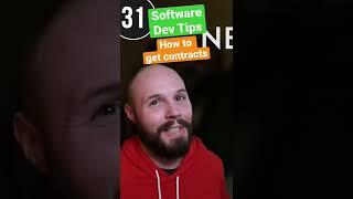 Software Dev Tips - How To Get Contracts #shorts