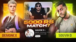  SOUVIK D VS DEMONEX BEGGEST TDM FIGHT IN BGMI / PUBG MOBILE - LION x GAMING