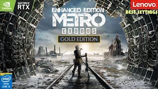 Metro Exodus Enhanced Edition Gameplay RTX 3050 Laptop Best Settings | IdeaPad Gaming 3 i5-11320H