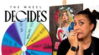 Spin the Wheel: Alice in Wonderland Art Challenge | Disney DIY