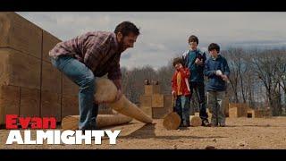 Steve Carell First Time Building an Ark Scene - Evan Almighty 2007 Movie HD 1080p