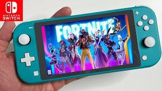 Chapter 4 Season 2 Fortnite on Nintendo Switch LITE Gameplay | MEGA