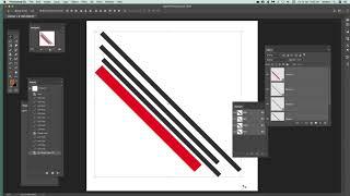 Straight Diagonal Line Creation In Photoshop For Beginners | CC 2025 2024 Tutorial