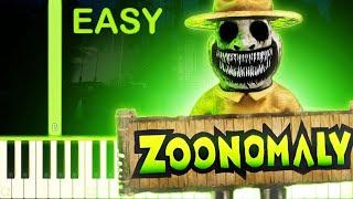 ZOONOMALY Theme Song (Version 1) - EASY Piano Tutorial