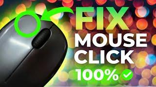 How To Fix Mouse Left Click Button  (Logitech M235)