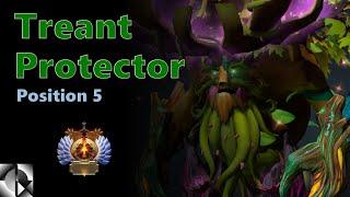 Treant Protector 5 Support - Immortal Gameplay #14 (20 Oct 2020 Stream) | 7.27d