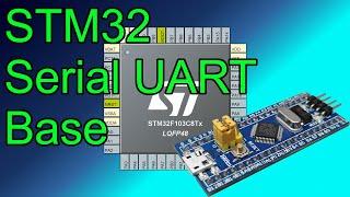 Serial UART Base 🟣 STM32 Programming with STM32F103C8T6 Blue Pill C++ in STM32 Cube IDE