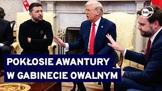 Dyskusja o pokoju przerodziła się w konflikt. Zełenski i Trump bez porozumienia @TVN24