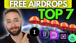 Top 7 FREE Crypto Airdrops (Still Early!!)