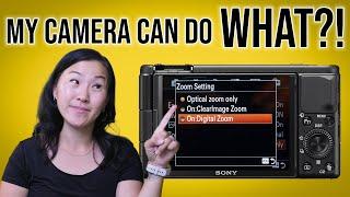 Sony Tips and Tricks - Clear Image Zoom and Crop Mode Explained