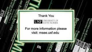 Course Structure of USF's Online Master's in Electrical Engineering