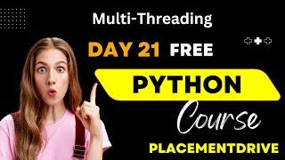 #21 Python Placement Training | Python Full  Course  2024|Leetcode Coding | Placementdrive