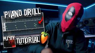 HOW TO MAKE DARK PIANO UK DRILL MELODIES!!?? (fl studio tutorial)