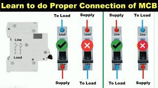 All Types of MCB Proper Connection | Input and output MCB connection @TheElectricalGuy