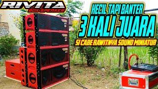 Review RIVITA audio miniatur sound system sudah 3 kali JUARA 1_mid 8 SPL audio_sub 10 acr faboulus