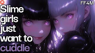 Slime girls cuddle and hypnotize you [FF4M] [Part 2] [ASMR] [Monstergirl] [Hypnosis] [Binaural]