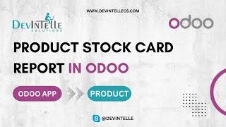 Product Stock Card Report in odoo | Stock Card Inventory Report