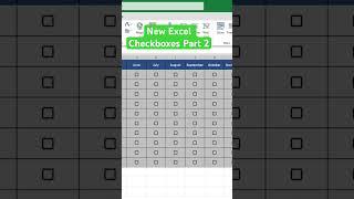 Here’s how to insert multiple checkboxes using the NEW #excel checkbox feature #exceltips #microsoft
