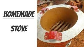 DIY HOME MADE  STOVE - COOKING STOVE DIY- OVIT TV