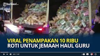 Viral Penampakan 10 Ribu Roti dari Donatur untuk Jemaah Haul Guru Sekumpul 2025, Diangkut Pakai Truk