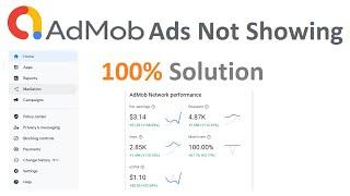 AdMob Ads Not Showing Solution | How to Fixed AdMob Ads Not Showing Problem 2021