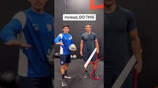 Footballers ️ When you’re in the Gym