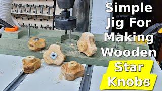 Simple Jig For DIY Wooden Knobs - Woodworking Jig