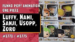 One Piece Luffy, Nami, Sanji, Usopp, Zoro Funko Pop - One Piece // Just One Pop Showcase