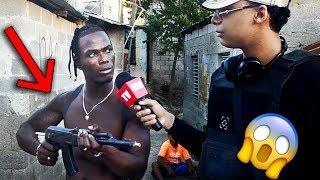 Me meti a BARRIO llamado ( EL DIQUE ) a Orillas de un rio ! ENTREVISTANDO en zona caliente