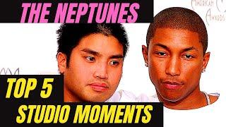 The Neptunes (Pharrell Williams/Chad Hugo) TOP 5 Studio Moments (Caught On Camera)