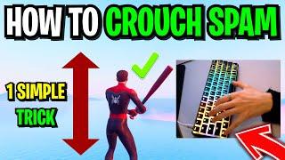 How To Crouch Spam in Fortnite Chapter 3! (Easy Trick to Crouch Spam like Mongraal!)