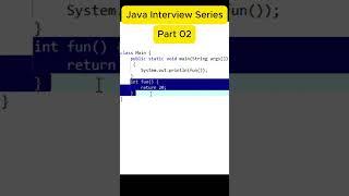 java interview series part 2 #coding #java