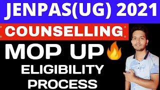 Jenpas UG 2021 Counselling Mop Up Round | Mop Up Eligibility #wbjee #jenpas