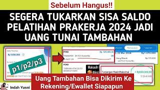 Sebelum Hangus! CARA MENCAIRKAN SISA SALDO PELATIHAN PRAKERJA JADI UANG TUNAI