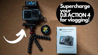 The BEST DJI Osmo Action 4 Vlogging Setup/Rig #djiaction4