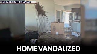 Vandal causes $100K in damage to Arizona home