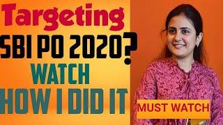 SBI PO || Strategy To Crack SBI PO 2020 || LEARN WITH AASTHA [HINDI]