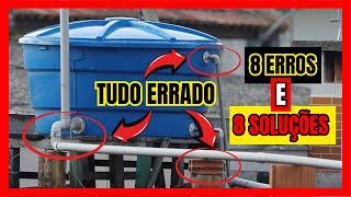 O MELHOR ESQUEMA DE INSTALAÇÃO DE CAIXA DE ÁGUA DO YOUTUBE - 8 SOLUÇÕES PARA SUA CAIXA D'AGUA.