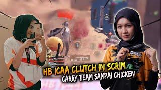 24 KILL !! FATIN AMISA CLUTCH KAT SCRIM CARRY TEAMMATE SAMPAI CHICKEN | HG ICAA GAMEPLAY