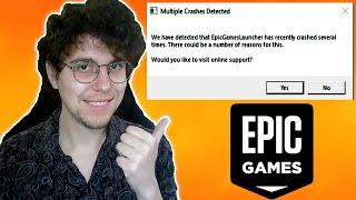 How To Fix Epic Games Multiple Crashes Detected